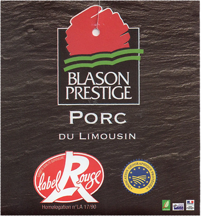 Blason Prestige, le porc