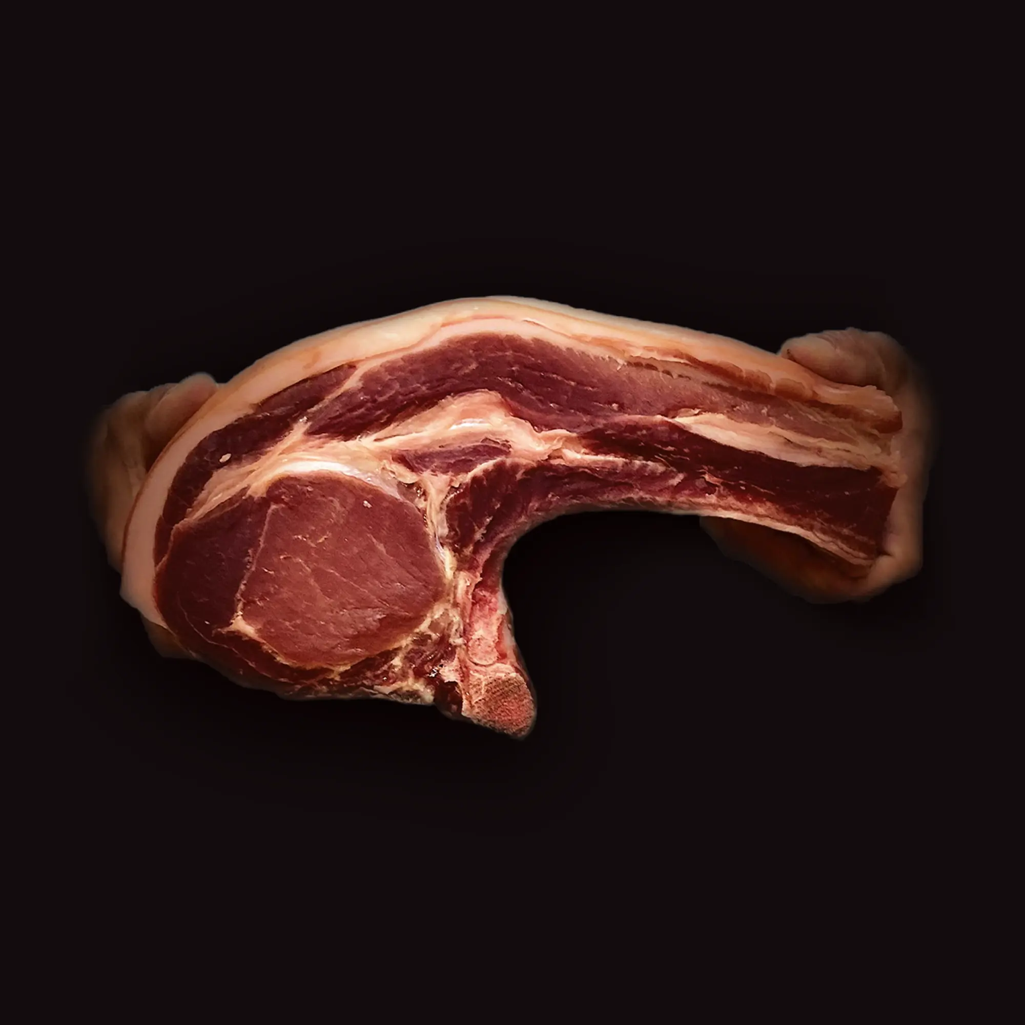 Tomahawk de cochon · Ferme Elizaldia · France