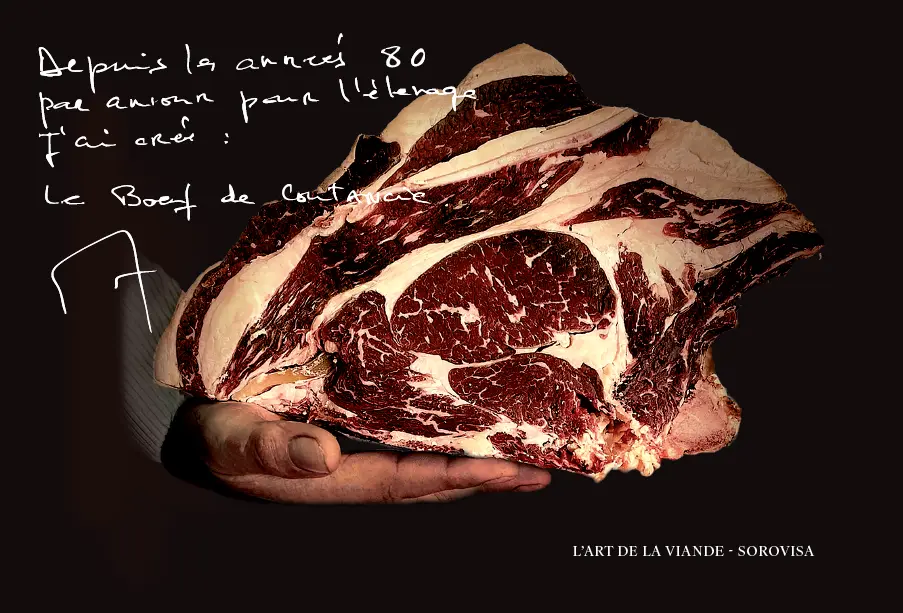 Bœuf de Coutancie sélectionné par Sorovisa