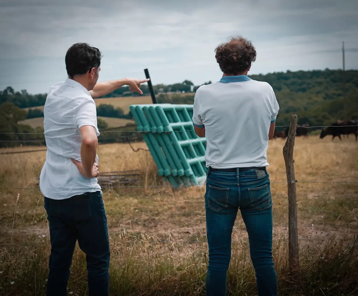 Pierre-Julien Allard et Gérard Lhermite · La rencontre L’Étable Bazadaise × Sorovisa