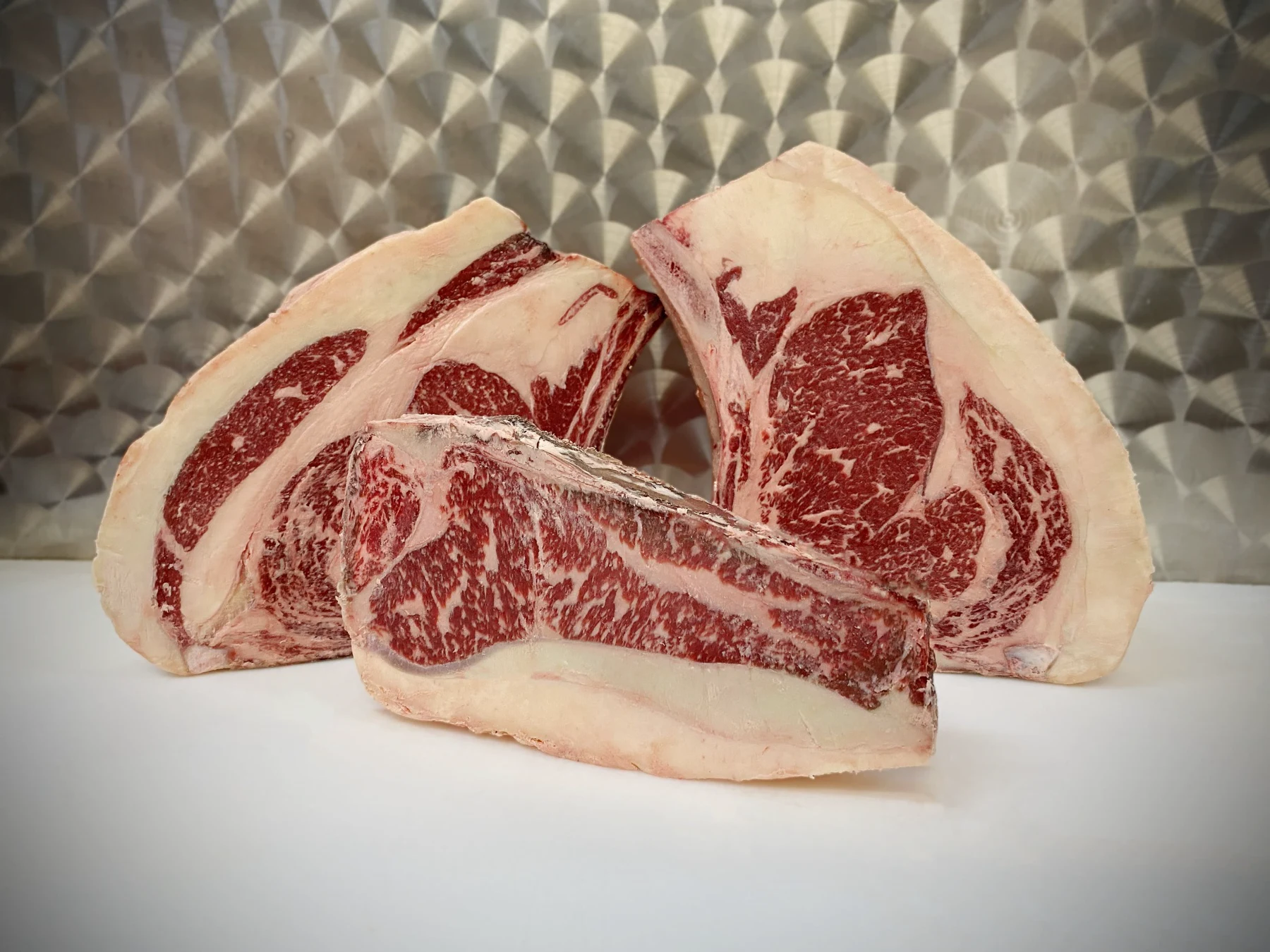 Côtes de Wagyu espagnol · Persillage et régularité